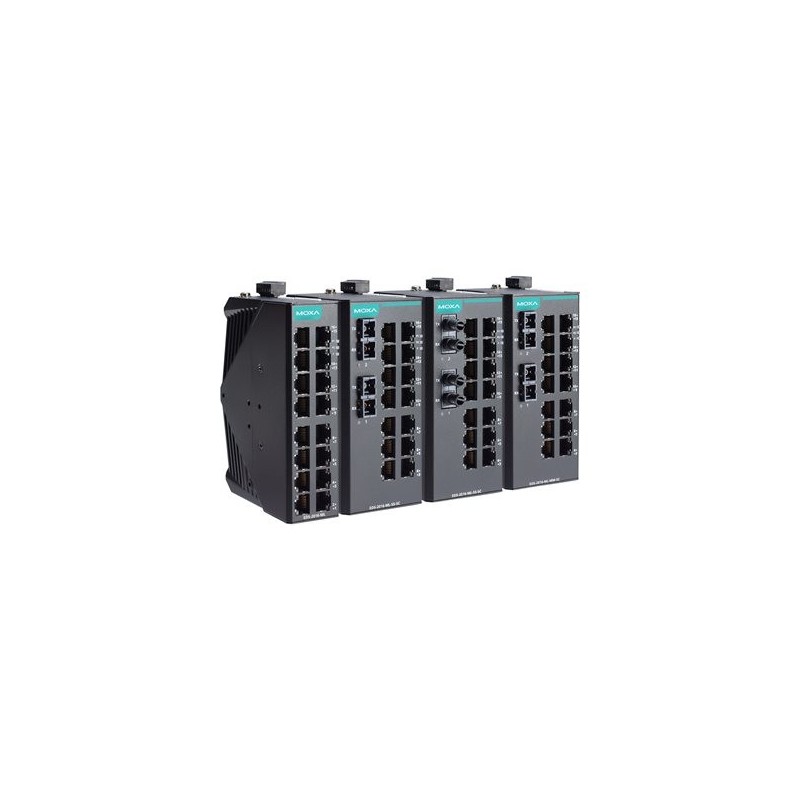 Unmanaged Ethernet switch with 14 10/100BaseT(X) ports, 2 10