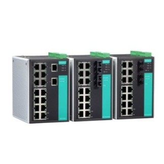 Managed Ethernet switch with 16 10/100BaseT(X) ports, 0 to 6